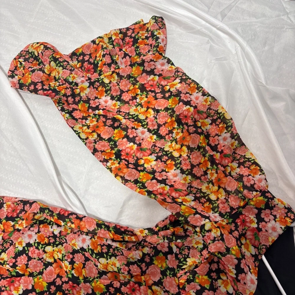 NWT Stella Parker floral dress size 10 - Picture 6 of 13